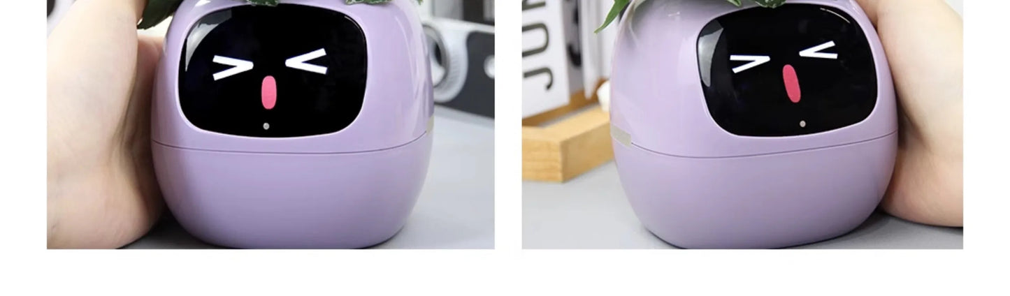 IVY Intelligent Flowerpot Plant Robot Plant Maintenance Customization Smart Robot Rich Expression Interaction Companion Gift