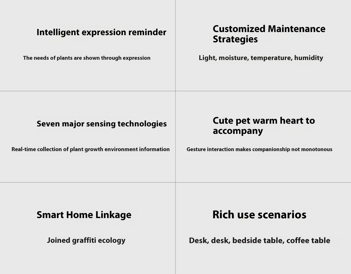 IVY Intelligent Flowerpot Plant Robot Plant Maintenance Customization Smart Robot Rich Expression Interaction Companion Gift