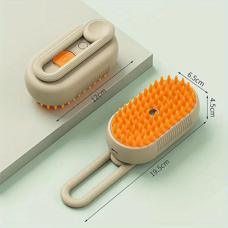 Steam Brush Cat Brush Cats Vaporizer Pet Hair Brush Remover Pets Cleaning Steamy Spray Massage Comb
