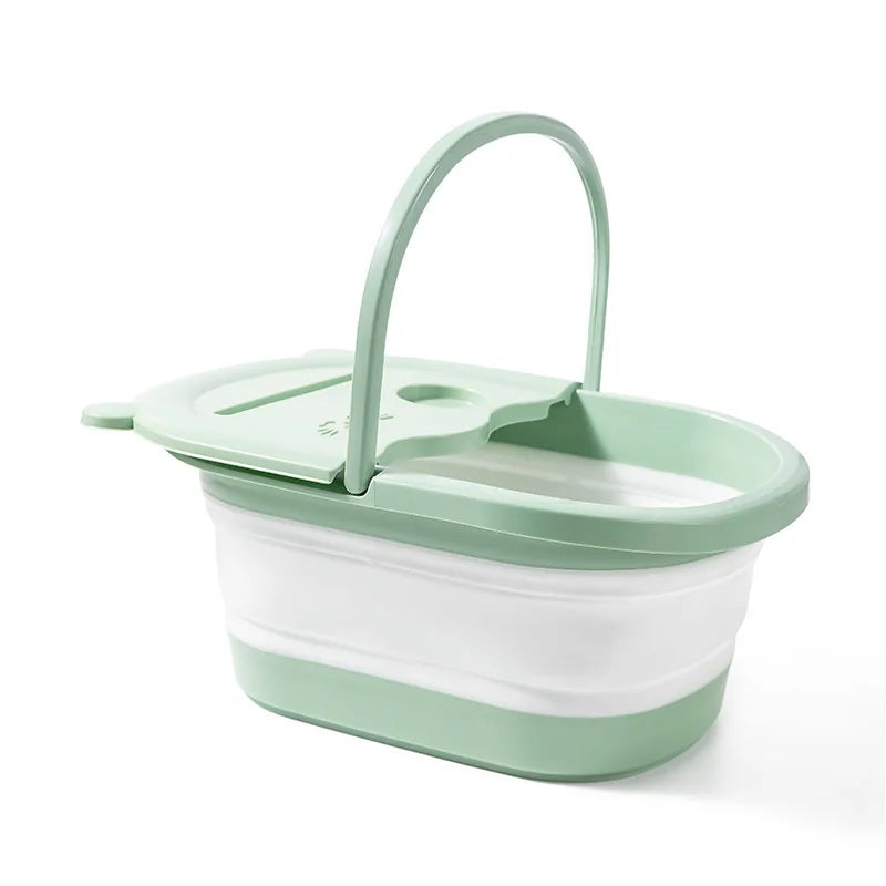 1pcs Foldable Foot Bath Bucket Massage Foot Wash Basin Home Laundry Tub Bucket Adult  Foot Bath Basin Bathroom Accessories