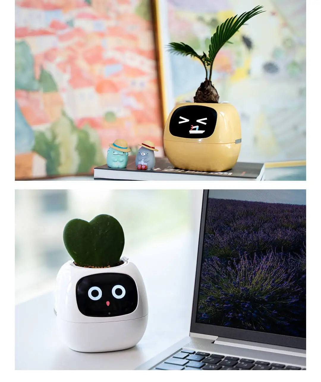 IVY Intelligent Flowerpot Plant Robot Plant Maintenance Customization Smart Robot Rich Expression Interaction Companion Gift