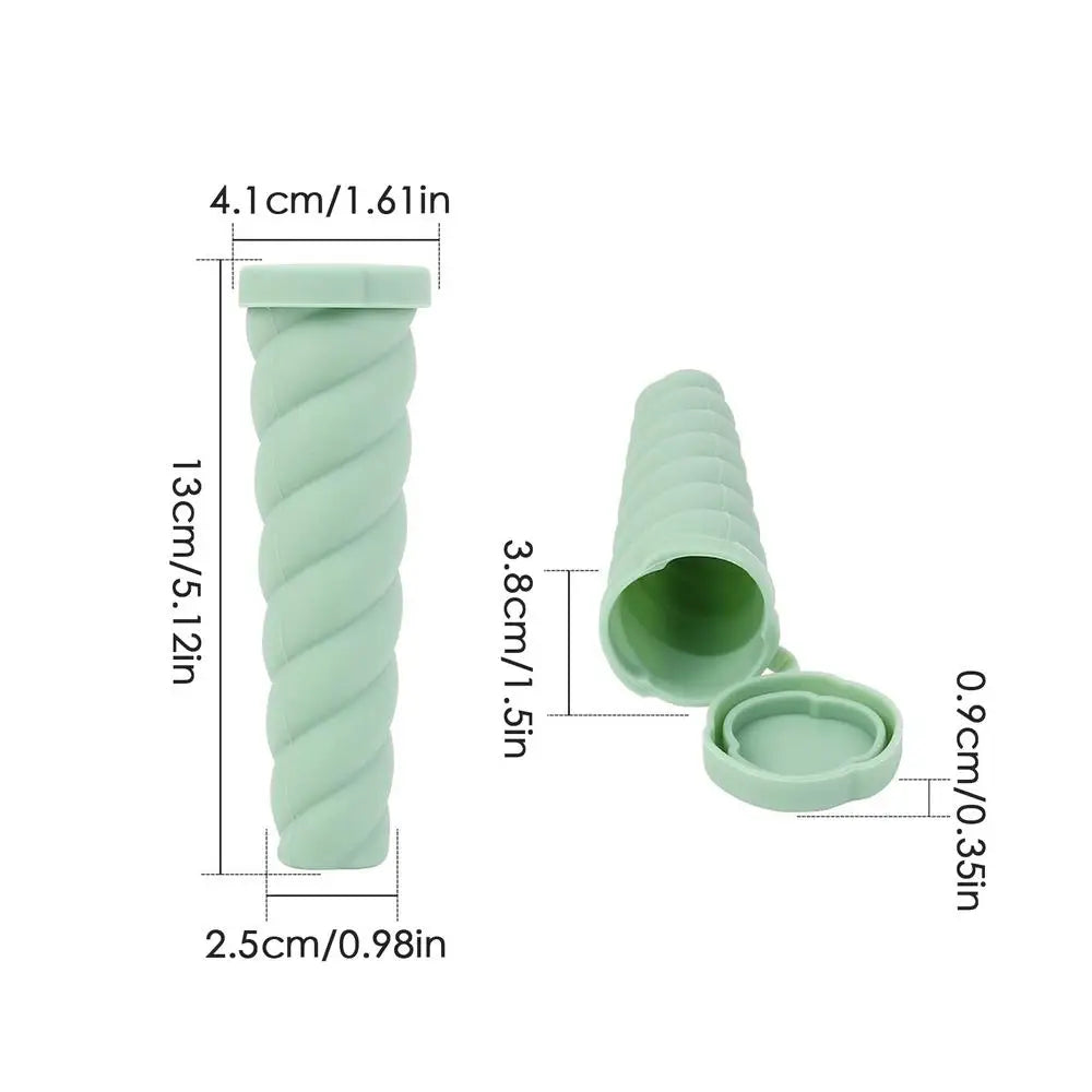 Silicone Popsicle Molds Reusable Ice Pop Sleeves Long Popsicle Maker Homemade 3-Color Ice Cream Mould Freezer Tubes With Lids