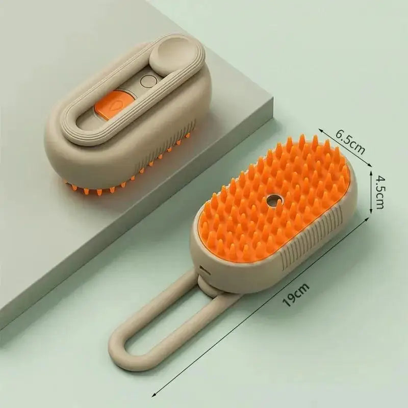 Steam Brush Cat Brush Cats Vaporizer Pet Hair Brush Remover Pets Cleaning Steamy Spray Massage Comb