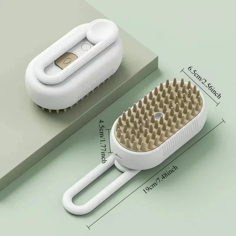 Steam Brush Cat Brush Cats Vaporizer Pet Hair Brush Remover Pets Cleaning Steamy Spray Massage Comb